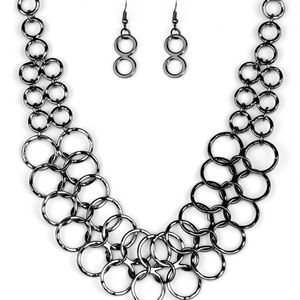 Necklace with earrings